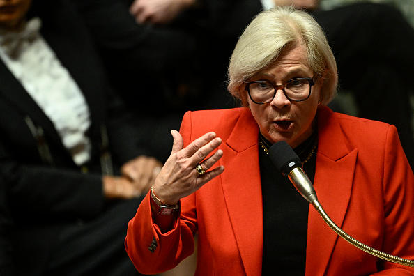 La ministre de la Santé Catherine Vautrin.  (Crédit photo : JULIEN DE ROSA/AFP via Getty Images)