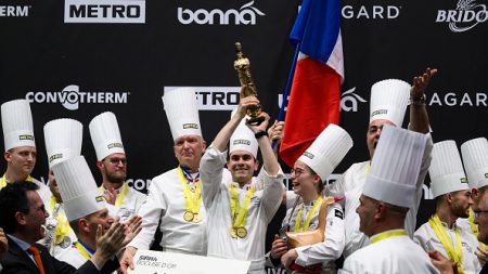 La France, menée par Paul Marcon, décroche le Bocuse d’Or, Graal de la gastronomie