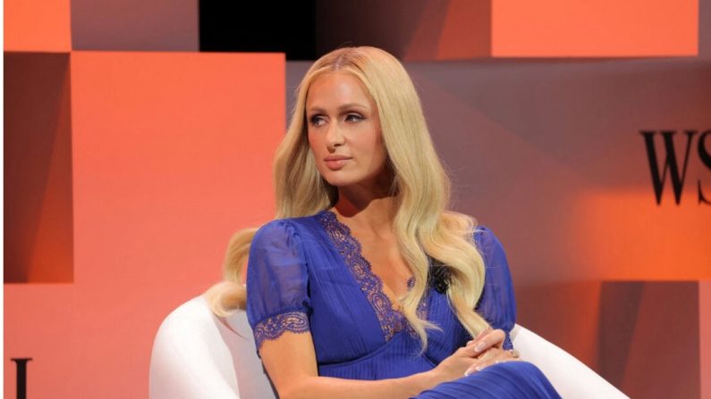 Paris Hilton, entrepreneure et PDG de 11:11 Media, s'exprime lors du festival Future of Everything du Wall Street Journal à New York, le 21 mai 2024. (Reuters/Andrew Kelly)