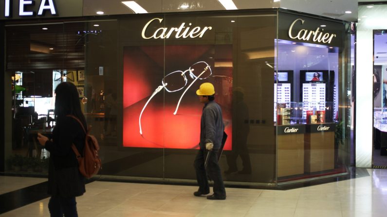 Une boutique Cartier à Pékin le 8 mai 2015. (Greg Baker/AFP via Getty Images)