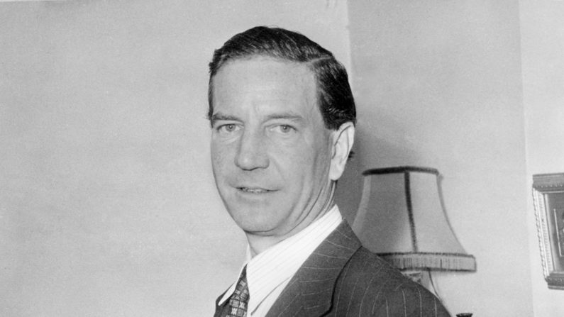 Harold Philby, le troisième homme impliqué dans le scandale des espions du Foreign Office britannique. (AFP/AFP via Getty Images)