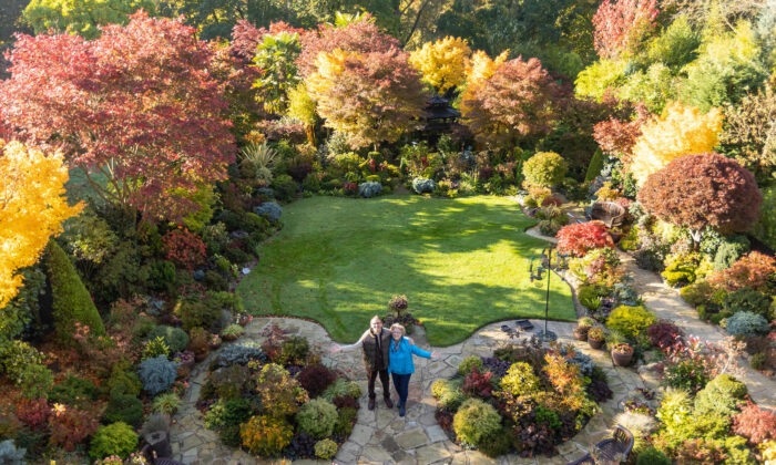 Le jardin d'un couple britannique à la retraite est une oasis spectaculaire qui regorge de couleurs grâce à 3000 plantes