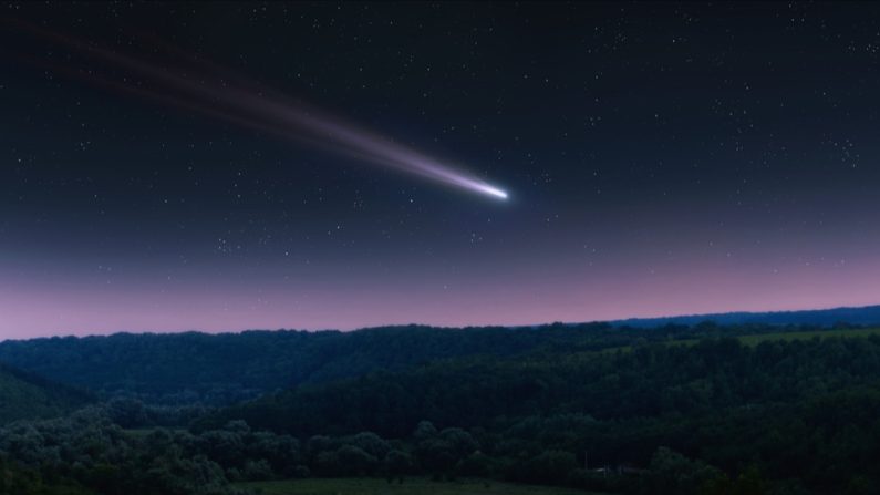 Après les aurores boréales du Nouvel An, voilà une comète ! (Image : Nazarii_Neshcherenskyi/Shutterstock)