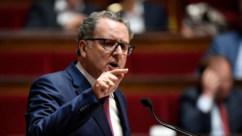 Richard Ferrand, alors président du groupe parlementaire français de La République en Marche (LREM), à l'Assemblée nationale à Paris le 31 juillet 2018. (GERARD JULIEN/AFP via Getty Images)