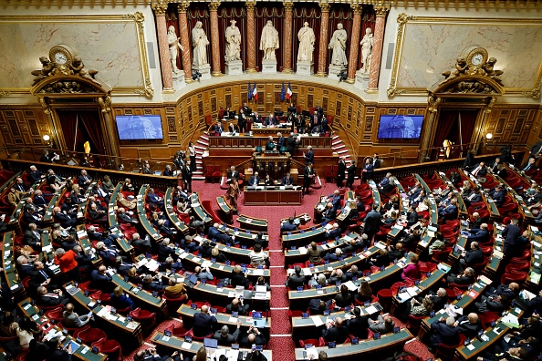 Le Sénat, chambre basse du Parlement français. (Crédit photo LUDOVIC MARIN/AFP via Getty Images)