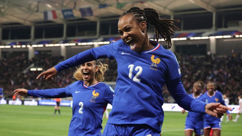 Avec une équipe remaniée les Bleues ont débuté l'année sans faire rêver et par une courte victoire (1-0) contre la Norvège pour leur premier match de la phase de groupe de Ligue des nations. (Photo : Catherine Steenkeste/Getty Images)