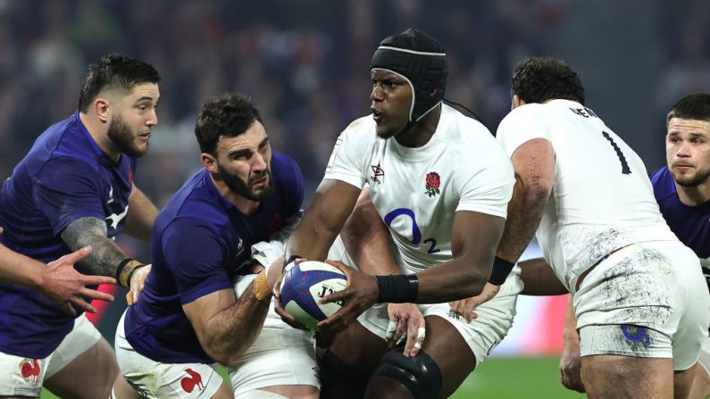 Le capitaine et deuxième ligne anglais Maro Itoje a prévenu jeudi que la dimension physique serait la clef "non négociable" du match contre la France samedi à Twickenham lors de la 2e journée du Tournoi des six nations. (Photo : David Rogers/Getty Images)