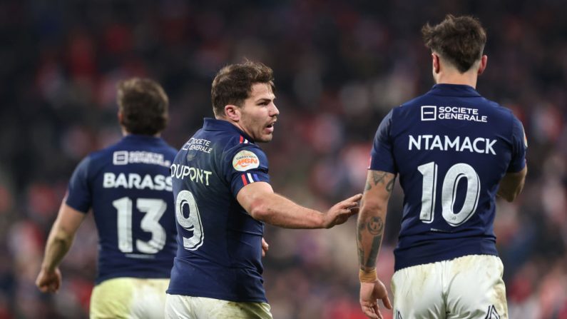 Romain Ntamack va passer devant la commission de discipline du Tournoi des six nations mercredi matin après son exclusion contre le pays de Galles, a annoncé lundi l'organisation. (Photo : Julian Finney/Getty Images)