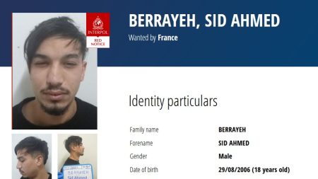 Saint-Étienne : un Algérien de 18 ans recherché par Interpol après le meurtre d’un employée de discothèque