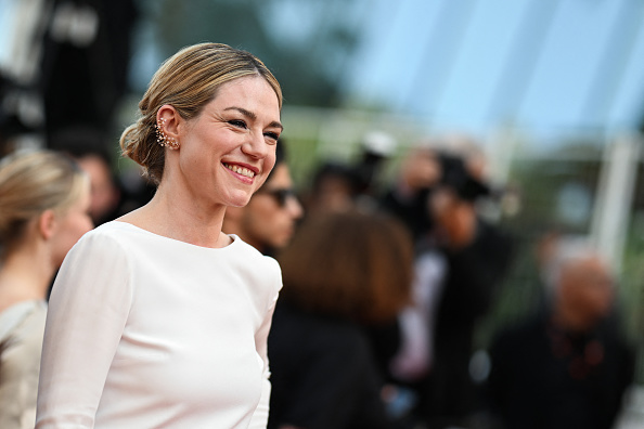 L'actrice belge Émilie Dequenne, lors de la 76e édition du Festival de Cannes, le 26 mai 2023.   (Crédit photo PATRICIA DE MELO MOREIRA/AFP via Getty Images)