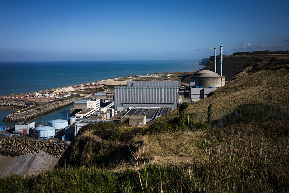 Centrale nucléaire de Penly sur le littoral de la Manche (réacteurs refroidis à l'eau de mer), à Petit-Caux, le 27 octobre 2024. (Photo AMAURY CORNU/Hans Lucas/AFP via Getty Images)