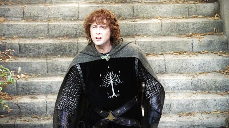 Billy Boyd dans le rôle de Pippin dans le film « Le Seigneur des Anneaux » (2003) : Le retour du roi ». (New Line Cinema)