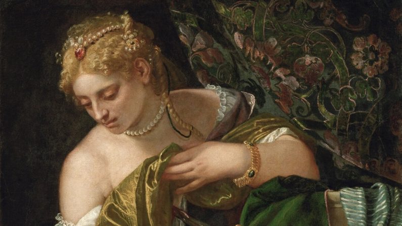 Détail de « Lucrèce », vers 1580-1583, par Paul Véronèse. (Domaine public)