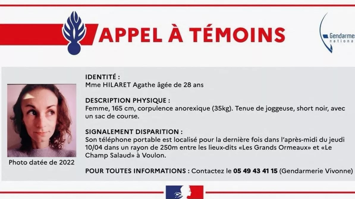 Joggeuse disparue: les enquêteurs "ratissent" une large zone dans la Vienne