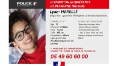 Poitiers : enquête ouverte pour « disparition inquiétante » d’un adolescent de 12 ans