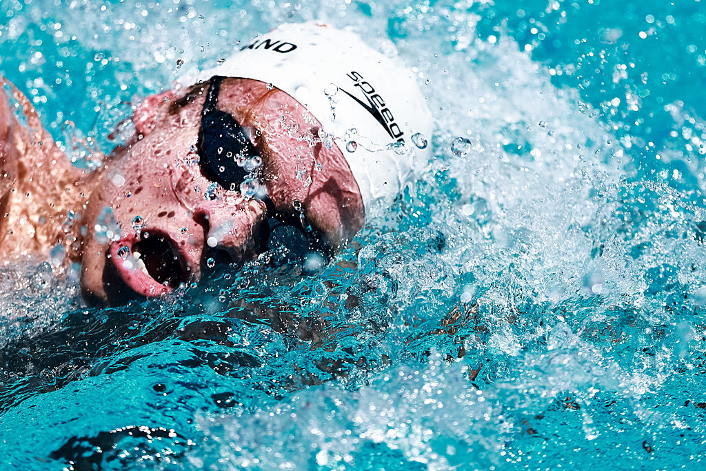 Léon Marchand 3e du 400 m nage libre en Floride