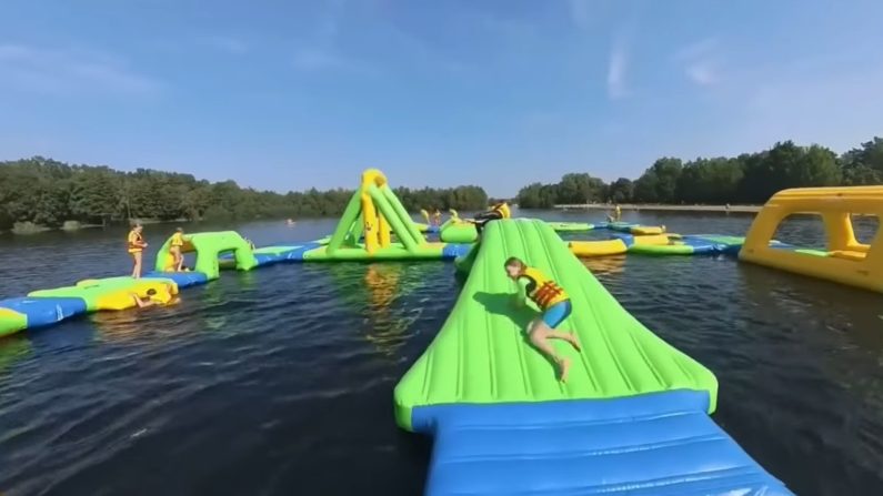 Capture d'écran Facebook Aquaparc Gémerie