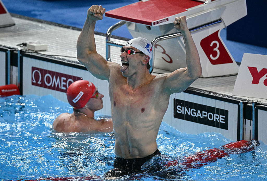 Mondiaux de natation : Maxime Grousset en or sur 50 m papillon